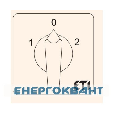 Кулачковий перемикач ETI 004773112 CS 16 52 U (2p «1-0-2» 16A)