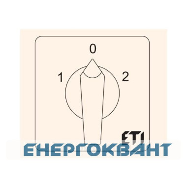 Кулачковий перемикач в корпусі ETI 004773199 CS 40 53 PN2 (3p «1-0-2» IP65 40A)