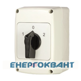 Кулачковий перемикач в корпусі ETI 004773198 CS 32 53 PNG (3p «1-0-2» IP65 32A)