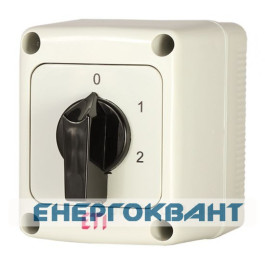 Кулачковий перемикач в корпусі ETI 004773213 CS 25 135 PN (3p «0-1-2» IP65 25A)