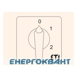 Кулачковий перемикач в корпусі ETI 004773214 CS 32 135 PNG (3p «0-1-2» IP65 32A)
