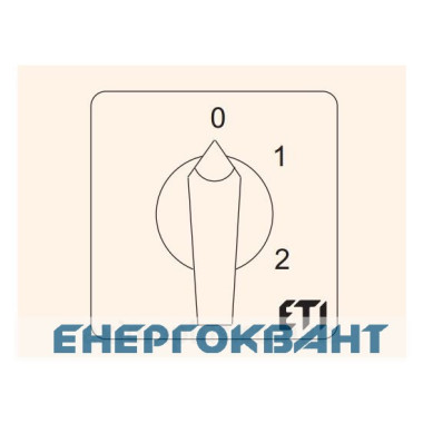 Кулачковий перемикач в корпусі ETI 004773215 CS 40 135 PN2 (3p «0-1-2» IP65 40A)