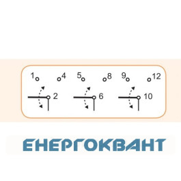 Кулачковий перемикач в корпусі ETI 004773214 CS 32 135 PNG (3p «0-1-2» IP65 32A)