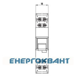 Вимикач ETI 760112108 SG 125 1p 25A (1-0)
