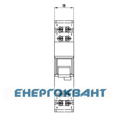 Вимикач ETI 760112108 SG 125 1p 25A (1-0)