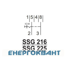 Перемикач ETI 760612103 SSG 125 1p 25A (1-0-2)