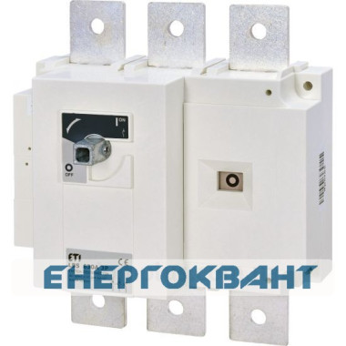 Вимикач навантаження ETI 004661453 LBS 3P 630 ( «1-0» 630А) Вимикач навантаження ETI 004661453 LBS 3P 630 ( «1-0» 630А)