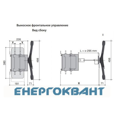 Вимикач навантаження ETI 004661459 LBS 3P 2500 ( «1-0» 2500А) Вимикач навантаження ETI 004661459 LBS 3P 2500 ( «1-0» 2500А)