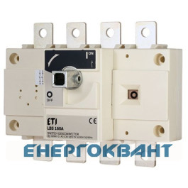 Вимикач навантаження ETI 004661461 LBS 4P 160 ( «1-0» 160А)