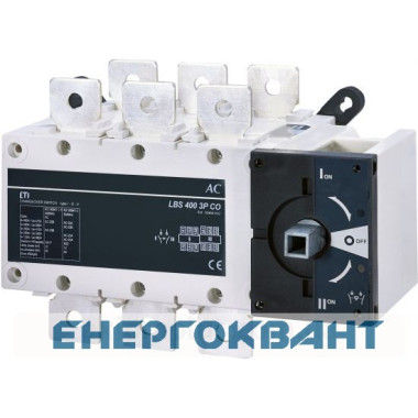 Перемикач навантаження ETI 004661552 LBS CO 3P 400 ( «1-0-2» 400А) Перемикач навантаження ETI 004661552 LBS CO 3P 400 ( «1-0-2» 400А)