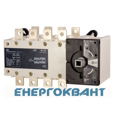 Перемикач навантаження ETI 004661568 LBS CO 4P 2500 ( «1-0-2» 2500А)