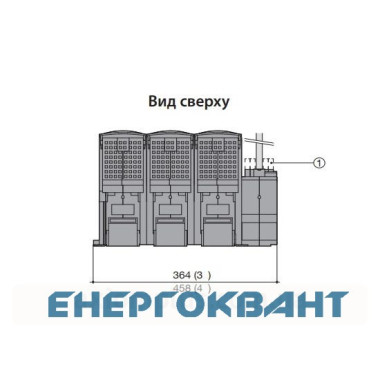 Роз'єднувач навантаження ETI 004661804 під запобіжники FLBS 630 3P ( «1-0» NH3 630A) Роз'єднувач навантаження ETI 004661804 під запобіжники FLBS 630 3P ( «1-0» NH3 630A)