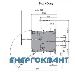 Роз'єднувач навантаження ETI 004661804 під запобіжники FLBS 630 3P ( «1-0» NH3 630A)
