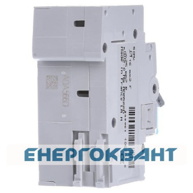 Диференціальний автомат Hager ADA566D 1P + N 10кА C-16A 30мА тип A
