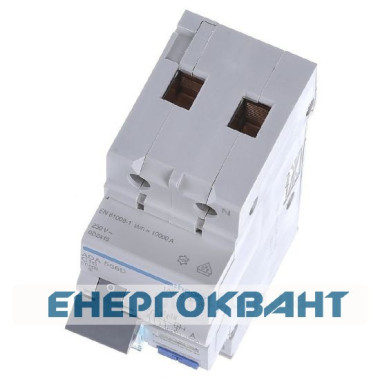 Диференціальний автомат Hager ADA566D 1P + N 10кА C-16A 30мА тип A