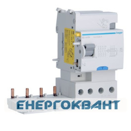 Пристрій захисного відключення Hager BD441N 4P 40A 30мА тип AC