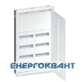 Щит внутрішньої установки Hager FWU62N Univers IP30 / II QCI 957x565x112мм 96 М з блоком для клем