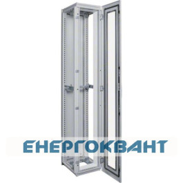 Секційний шафа Hager FG21LD Univers IP54 / I 1900x350x400мм прозорі двері (сіра)