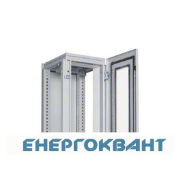 Секційний шафа Hager FG21LD Univers IP54 / I 1900x350x400мм прозорі двері (сіра)