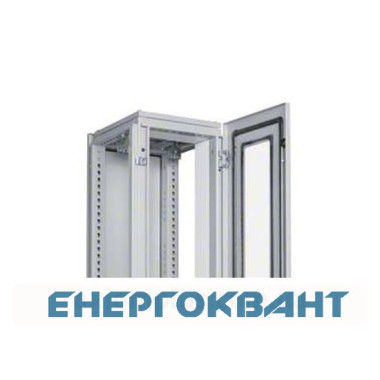 Секційний шафа Hager FG21LD Univers IP54 / I 1900x350x400мм прозорі двері (сіра)