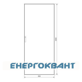 Секційний шафа Hager FG23WE Univers IP41 / I 2000x850x400мм непрозорі двері (сіра)