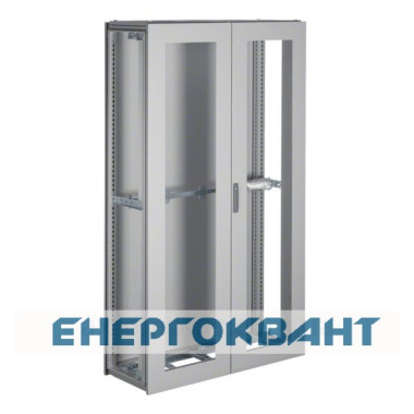 Секційний шафа Hager FG24LD Univers IP54 / I 1900x1100x400мм прозорі двері (сіра)