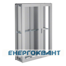 Секційний шафа Hager FG25LD Univers IP54 / I 1900x1350x400мм прозорі двері (сіра)