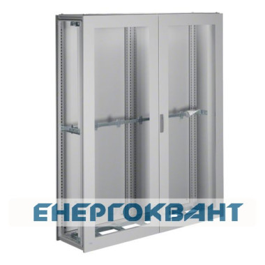Секційний шафа Hager FG26LD Univers IP54 / I 1900x1600x400мм прозорі двері (сіра)