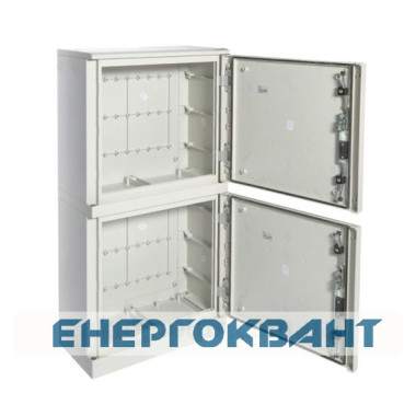 Двосекційний щит з поліестеру Hager FL340B Orion Plus IP65 непрозорі двері 1150х600х300мм