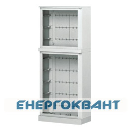 Двосекційний щит з поліестеру Hager FL342B Orion Plus IP65 непрозорі двері 1450х600х300мм