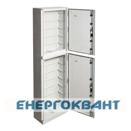 Двосекційний щит з поліестеру Hager FL348B Orion Plus IP65 непрозорі двері 2050х600х300мм