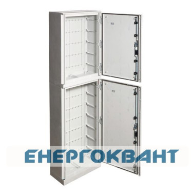 Двосекційний щит з поліестеру Hager FL348B Orion Plus IP65 непрозорі двері 2050х600х300мм