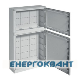 Двосекційний щит з поліестеру Hager FL352B Orion Plus IP65 непрозорі двері 1450х850х300мм