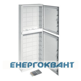 Двосекційний щит з поліестеру Hager FL358B Orion Plus IP65 непрозорі двері 2050х850х300мм