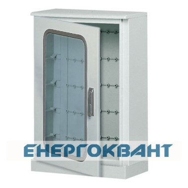 Підлоговий шафа з поліестеру Hager FL522B Orion Plus IP65 з цоколем і прозорими дверима 1200X600X300мм