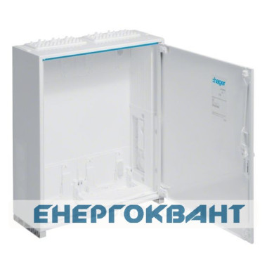 Двосекційний шафа Hager FP42SW2 Univers IP54 / II 650x550x205мм