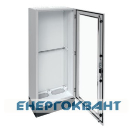 Підлоговий щит з прозорими дверима Hager FR22L2 Univers IP55 / II 1850x550x275мм з цоколем h = 200мм