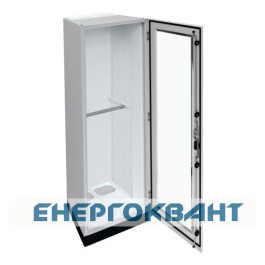 Підлоговий щит з прозорими дверима Hager FR22U1 Univers IP55 / II 1850x550x400мм з цоколем h = 100мм