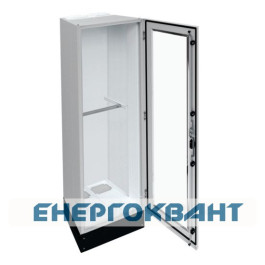Підлоговий щит з прозорими дверима Hager FR22U2 Univers IP55 / II 1850x550x400мм з цоколем h = 200мм