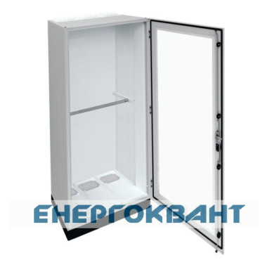 Підлоговий щит з прозорими дверима Hager FR23U1 Univers IP55 / II 1850x800x400мм з цоколем h = 100мм