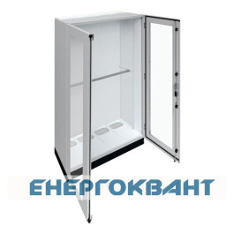 Підлоговий щит з прозорими дверима Hager FR24U1 Univers IP55 / II 1850x1050x400мм з цоколем h = 100мм