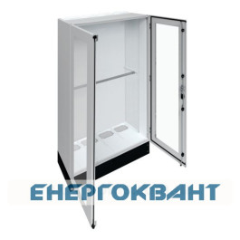 Підлоговий щит з прозорими дверима Hager FR24U2 Univers IP55 / II 1850x1050x400мм з цоколем h = 200мм