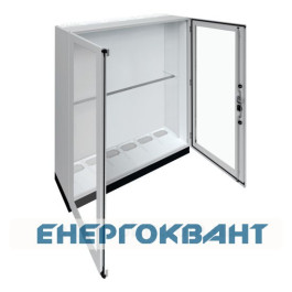 Підлоговий щит з прозорими дверима Hager FR26U1 Univers IP55 / II 1850x1550x400мм з цоколем h = 100мм