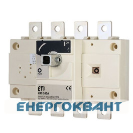 Вимикач навантаження ETI 004661857 LBS 500 4P DC1000 ( «1-0» 500A 1000V DC)