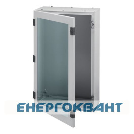 Металевий бокс Hager FL161A Orion Plus IP65 прозорі двері 500X400X160мм