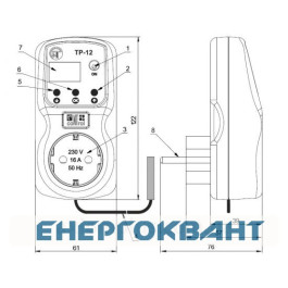 Терморегулятор Новатек-Електро ТР12