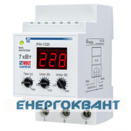 Реле напруги з захистом від перегріву Новатек-Електро РН-132Т 32А