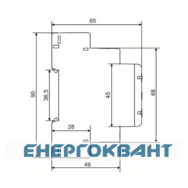 Реле напруги RN-119, Новатек-Електро