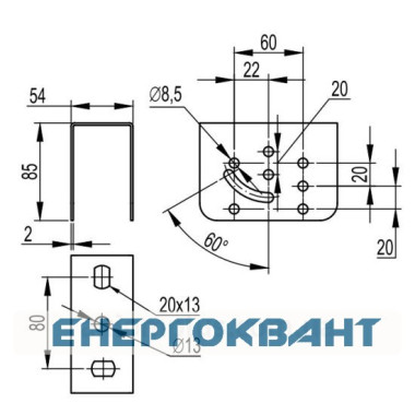 Кріплення до стелі DKC BSV2901 SML