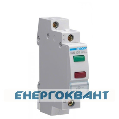 Сигнальна лампа SVN 126, зелений / червоний, Hager
